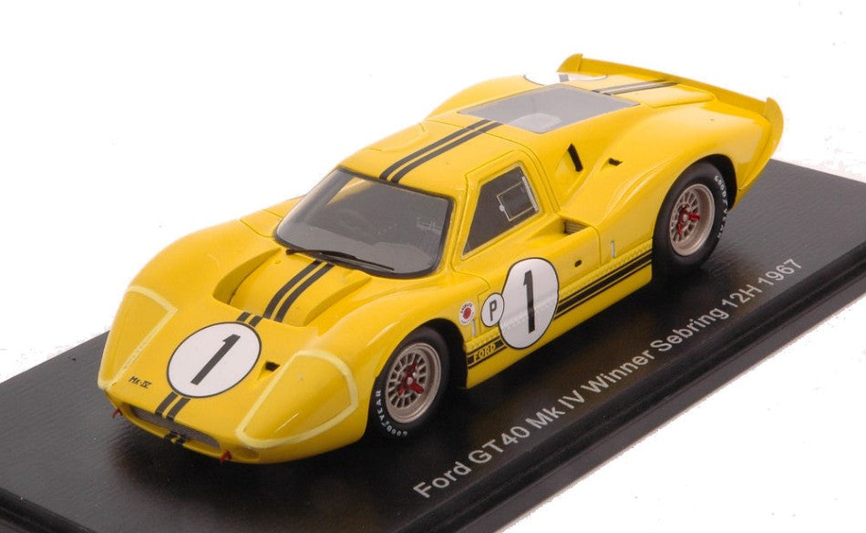 Ford GT40 Mk IV winner Sebring 12H 1967 - scale 1/18th 1965-1969 24H LE