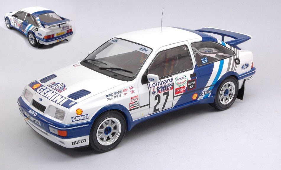 FORD ENGLAND SIERRA RS COSWORTH N 5 RALLY NEW ZEALAND 1989 J.McRAE R.A