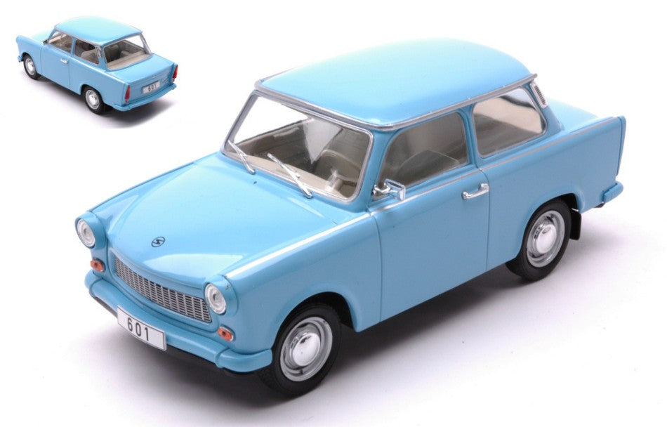 Miniature Trabant 601 1965 Vert Clair - Échelle 1:24 - Marque WhiteBox (IXO) - Neuf