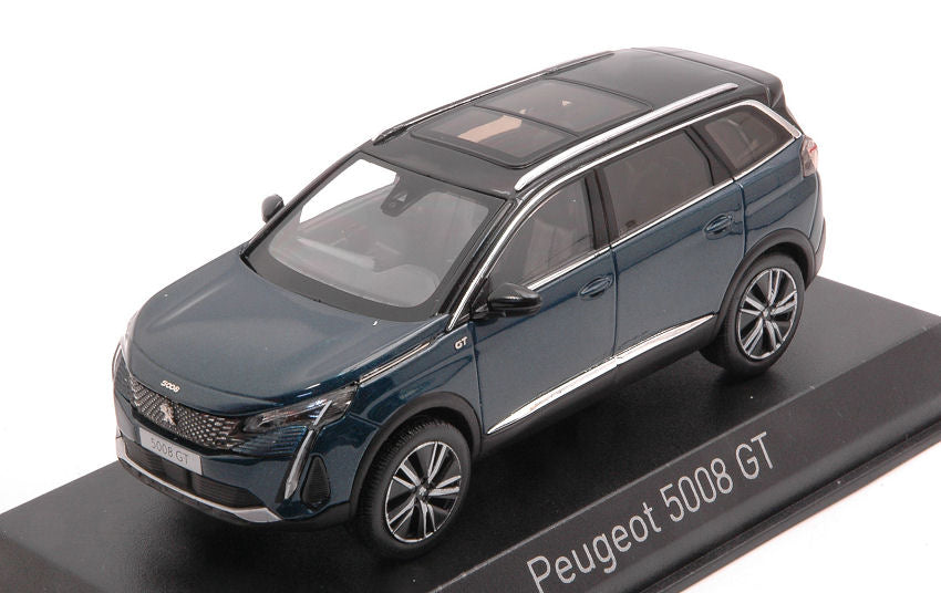 Norev 1/43 Peugeot 5008 GT Bleu Célèbes 2020 - Miniature Collection Neuve
