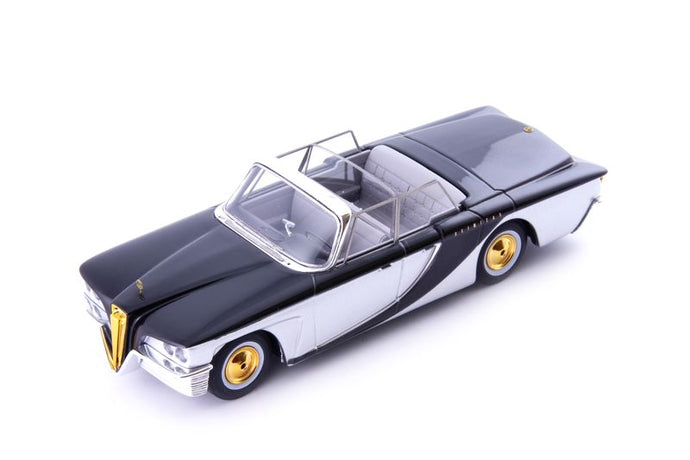 BROOK STEVENS SCIMITAR TOWN CAR PHAETON 1959 SILVER-BLACK 1:43