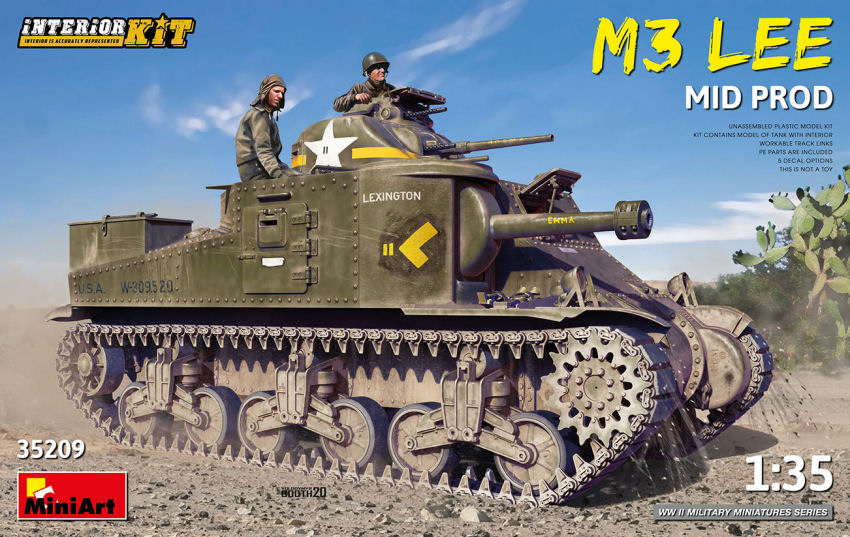 M3 LEE MID PRODDUCTION (INTERIOR KIT) KIT 1:35
