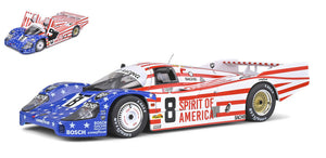 PORSCHE 956 2.6L TURBO TEAM JOEST RACING N 8 3rd 24h LE MANS 1986 G.FOLLMER - J.MORTON - K.MILLER WHITE RED BLUE 1:18