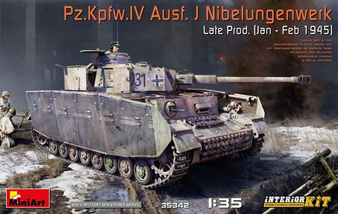 PZ.KPFW.IV AUSF.JNIBELUNGENWERK LATE PROD.(JAN.FEB.1945) KIT 1:35