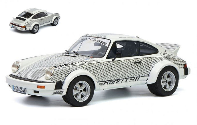 PORSCHE 911 COUPE WALTER ROHRL 1969 WHITE BLACK 1:43