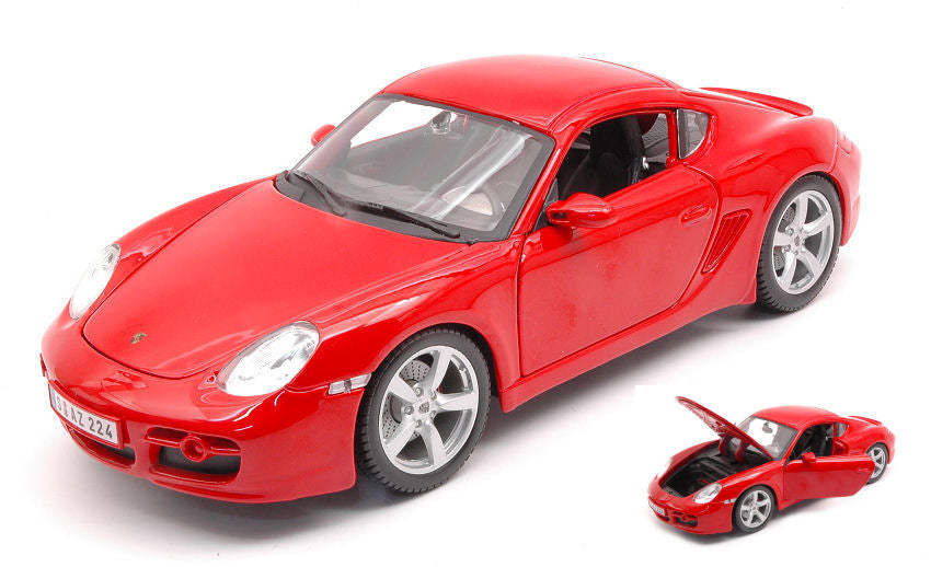 PORSCHE CAYMAN S RED 1:18