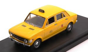 FIAT 128 4-DOORS TAXI ROMA 1971 YELLOW 1:43