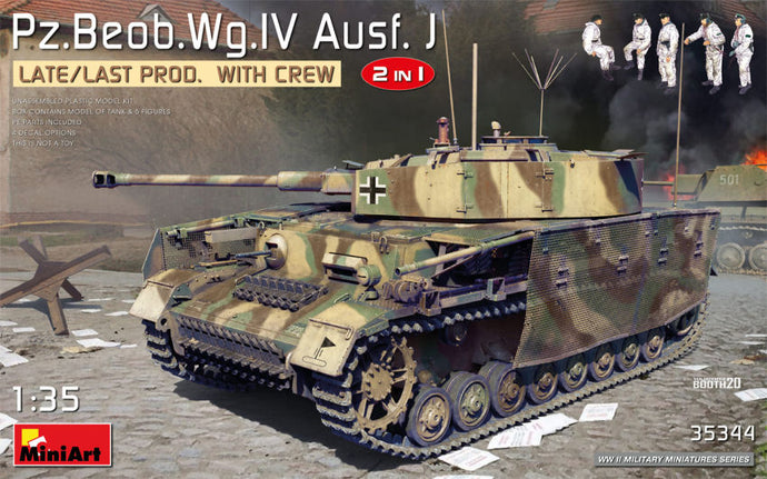 PZ.BEOB.WG.IV AUSF.J LATE/LAST PROD.2 IN 1 W/CREW KIT 1:35