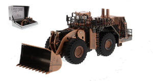 CATERPILLAR CAT994K RUSPA GOMMATA - SCRAPER TRACTOR WHEEL LOADER - COMMEMORATIVE SERIES COPPER FINISH MET 1:125