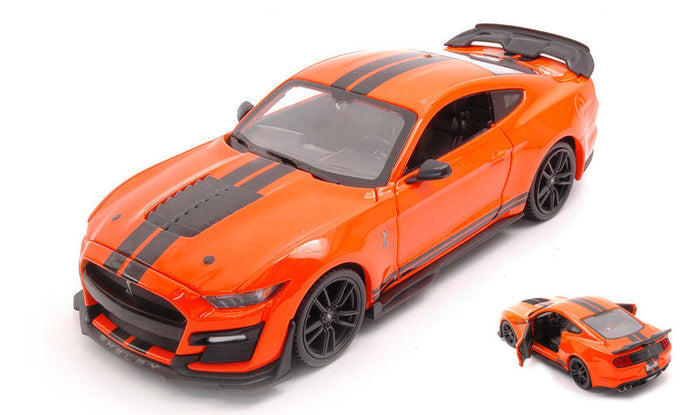 FORD MUSTANG SHELBY GT500 2020 ORANGE 1:24