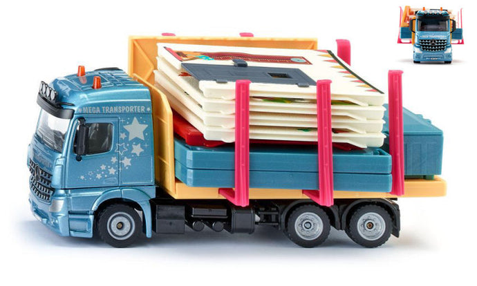 CAMION TRASPORTO CASA PREFABBRICATA 1:50
