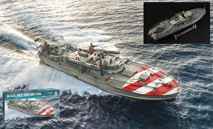 M.A.S. 568 4a SERIE WITH CREW AND ACCESSORIES KIT 1:35