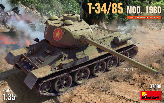 TANK T-34/85 MILITARY 1960 / 1:35