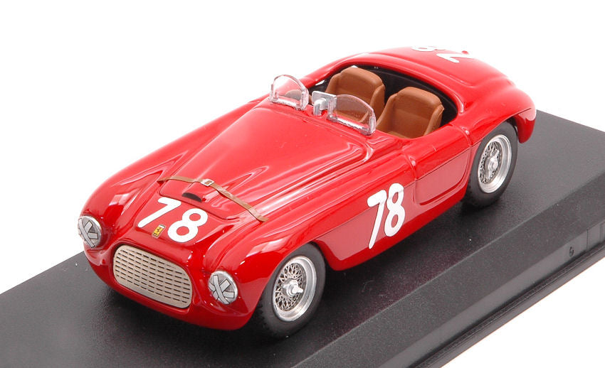 FERRARI 166 MM BARCHETTA N.78 2nd COPPA D'ORO DI SICILIA P.MARZOTTO 1:43