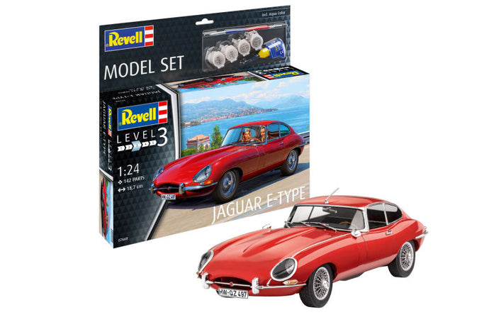 JAGUAR E-TYPE MODEL SET KIT 1:24