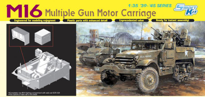 M16 MULTIPLE GUN MOTOR CARRIAGE KIT 1:35