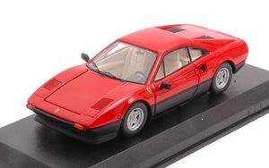 FERRARI 308 GTB 1977 RED BLACK 1:43