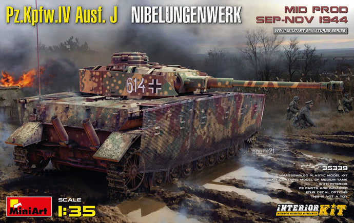 Pz.Kpfw.IV Ausf.J NIBELUNGENWERK MID PROD.INTERIOR KIT 1:35