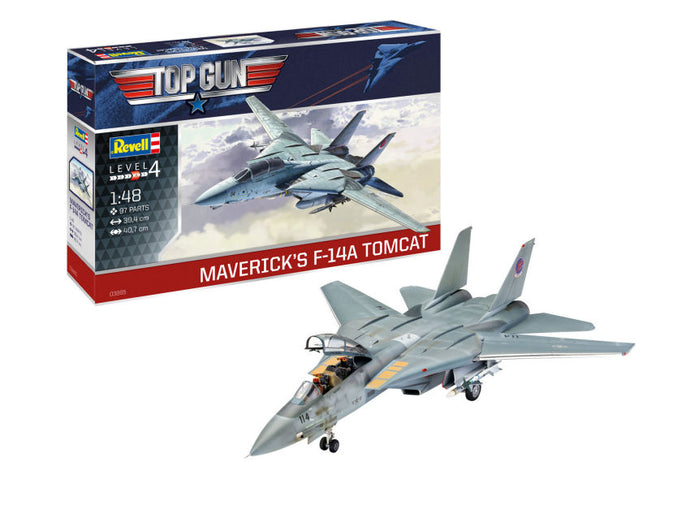 MAVERICK'S F-14A TOMCAT TOP GUN MOVIE KIT 1:48