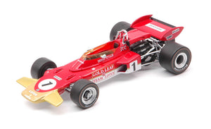 LOTUS F1 72D TEAM LOTUS N 1 FRENCH GP 1971 E.FITTIPALDI RED GOLD 1:43
