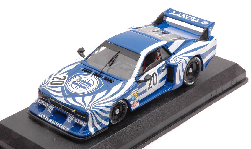 LANCIA BETA MONTECARLO N 20 6h BRANDS HATCH 1980 E.CHEEVER - M.ALBORETO BLUE WHITE 1:43