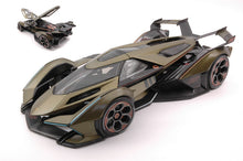 Indlæs billede til gallerivisning Lamborghini V12 VISION GRAND TURISMO 2021 grøn/sort 1:18
