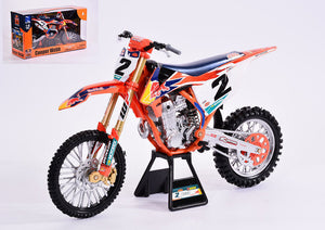 RED BULL KTM 450 SX-F N.2 FACTORY RACING TEAM COOPER WEBB 2019 1:6