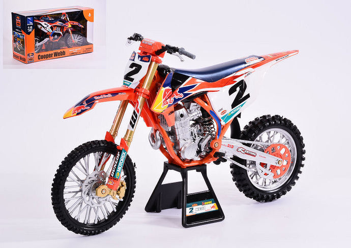 RED BULL KTM 450 SX-F N.2 FACTORY RACING TEAM COOPER WEBB 2019 1:6