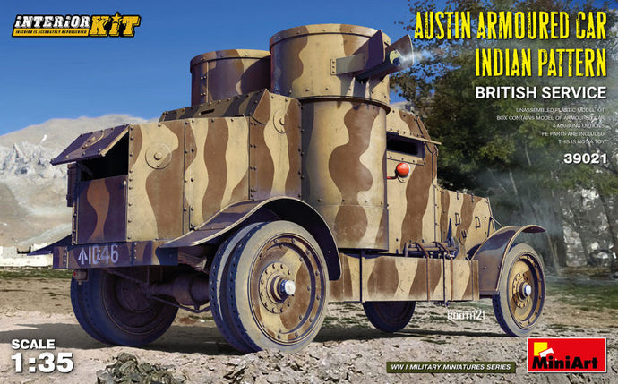 AUSTIN ARMOUR CAR INDIAN PATTERN BRITISH SERVICE INTERIOR KIT 1:35