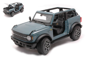 FORD BRONCO BADLANDS NO DOOR 2021 LIGHT BLUE 1:18