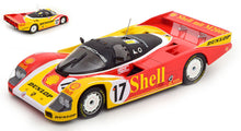 Indlæs billede til gallerivisning PORSCHE 962C PORSCHE AG TEAM N 17 2nd 24h LE MANS 1988 KLAUS LUDWING - HANS JOACHIM STUCK - DEREK BELL RED YELLOW WHITE 1:18