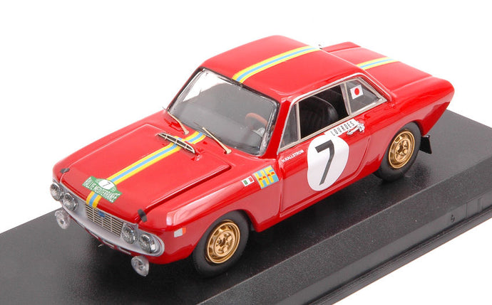 LANCIA FULVIA HF 1.3 COUPE N 7 WINNER RALLY MEDITERRANEE 1969 H.KALLSTROM - J.GUNNAR RED 1:43