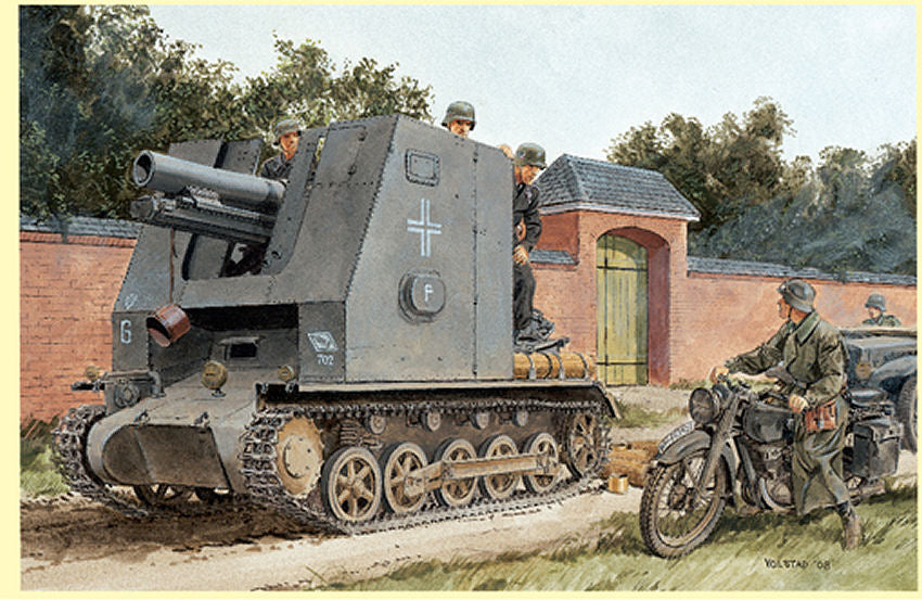 15 cm S.IG.33 (SF) AUF PZ.KPFW.I.AUSF.B KIT 1:35