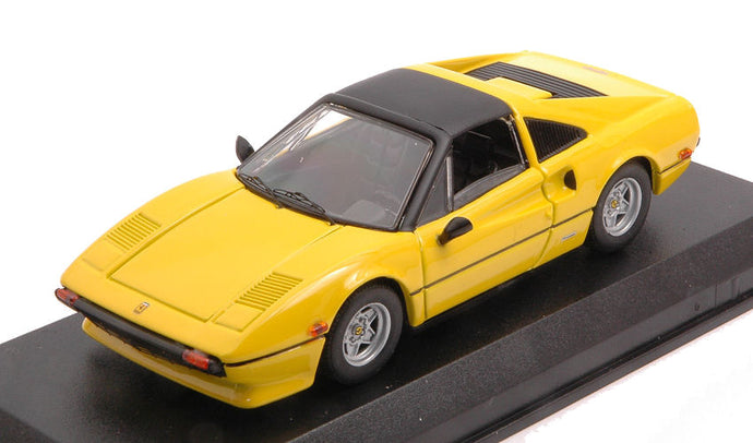 FERRARI 308 GTS SPIDER CLOSED 1978 - PERSONAL CAR KENNY ROBERTS YELLOW BLACK 1:43