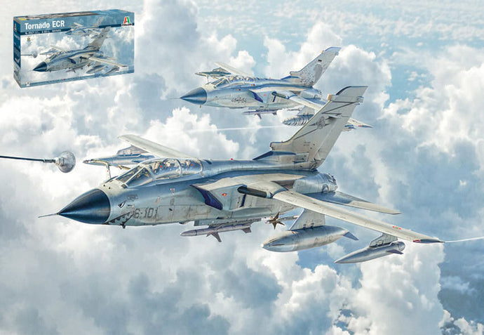 PANAVIA AIRCRAFT TORNADO ECR CACCIA AIRPLANE 1980 - AEREONATICA MILITARE ITALIANA - ITALIAN AIR FORCE / 1:32