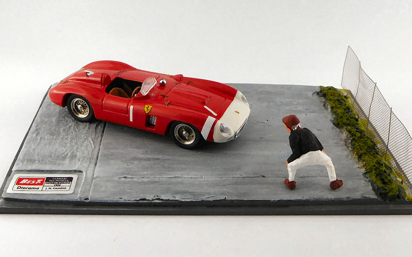 FERRARI 860 MONZA N 1 NURBURGRING 1965 JUAN MANUEL FANGIO RED WHITE 1:43