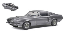 Indlæs billede til gallerivisning FORD USA MUSTANG SHELBY GT500 COUPE 1967 GREY MET BLACK 1:18
