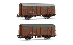 FS 2 UNITA' DI CARRI CHIUSI Ghs C/BASSI A EPOCA IV-V 1:87