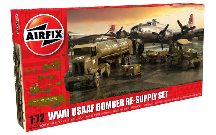 WWII USAAF BOMBER RE-SUPPLY SET KIT 1:72