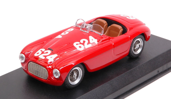 FERRARI 166 MM N.624 WINNER MILLE MIGLIA 1949 C.BIONDETTI-E.SALANI 1:43