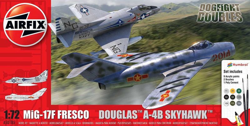 MIG 17F FRESCO DOUGLAS A-4B SKYHAWK DOGFIGHT DOUBLE KIT 1:72