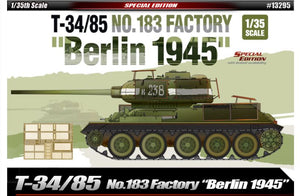 T34/85 N.183 FACTORY BERLIN 1945 KIT 1:35