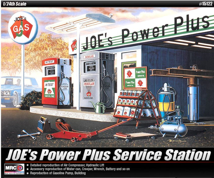 JOE'S POWER PLUS GAS SERVICE STATION KIT 1:24