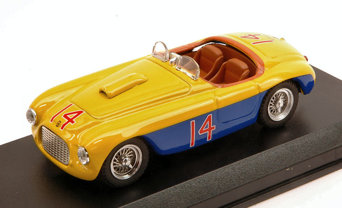 FERRARI 166 MM SPYDER N.14 WINNER MAR DEL PLATA 1950 C.MENDITEGUIY 1:43