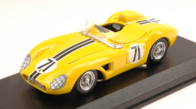 FERRARI 500 TRC SPIDER N 71 SEBRING 1958 DE LA MESA - GONZALEZ - GOMEZ - MENA YELLOW 1:43