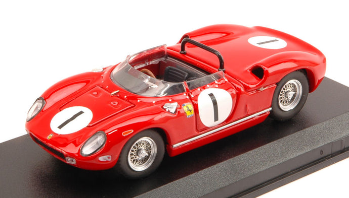 FERRARI 250 P N.1 2nd 500 KM BRIDGEHAMPTON 1963 P.RODRIGUEZ 1:43