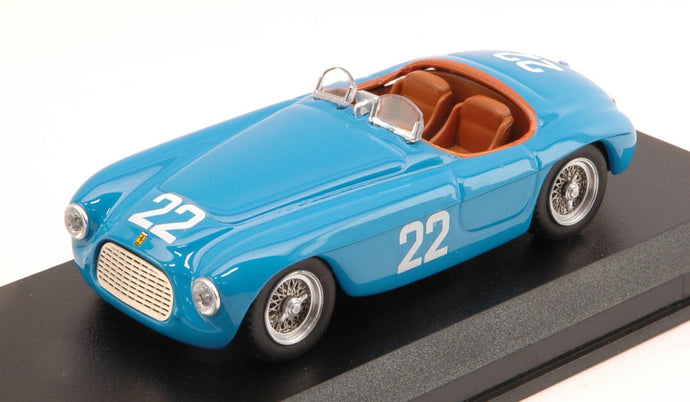 FERRARI 166 MM BARCHETTA N.22 11th PRIX MONTE CARLO 1952 L.FARNAUD 1:43