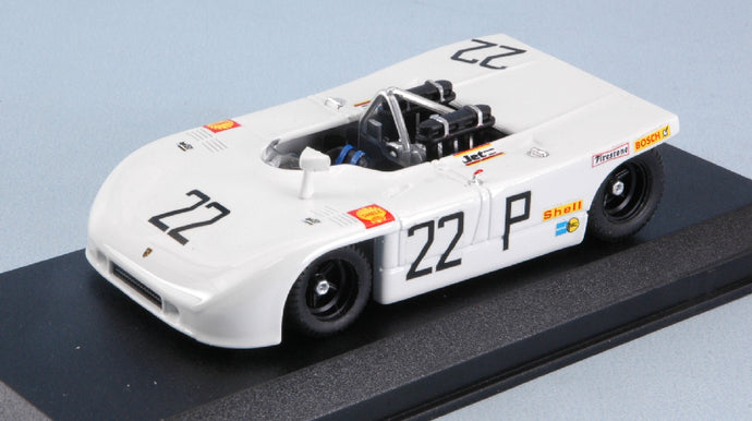 PORSCHE 908/03 N 22 WINNER 1000km NURBURGRING 1970 ELFORD - AHRENS JR WHITE 1:43