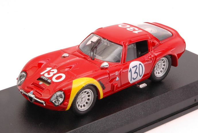 ALFA ROMEO TZ2 N.130 10th TARGA FLORIO 1966 R.BUSSINELLO-L.BIANCHI 1:43