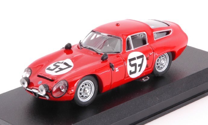 ALFA ROMEO TZ1 COUPE N 57 13th 24h LE MANS 1964 BUSSINELLO - DESERTI RED 1:43